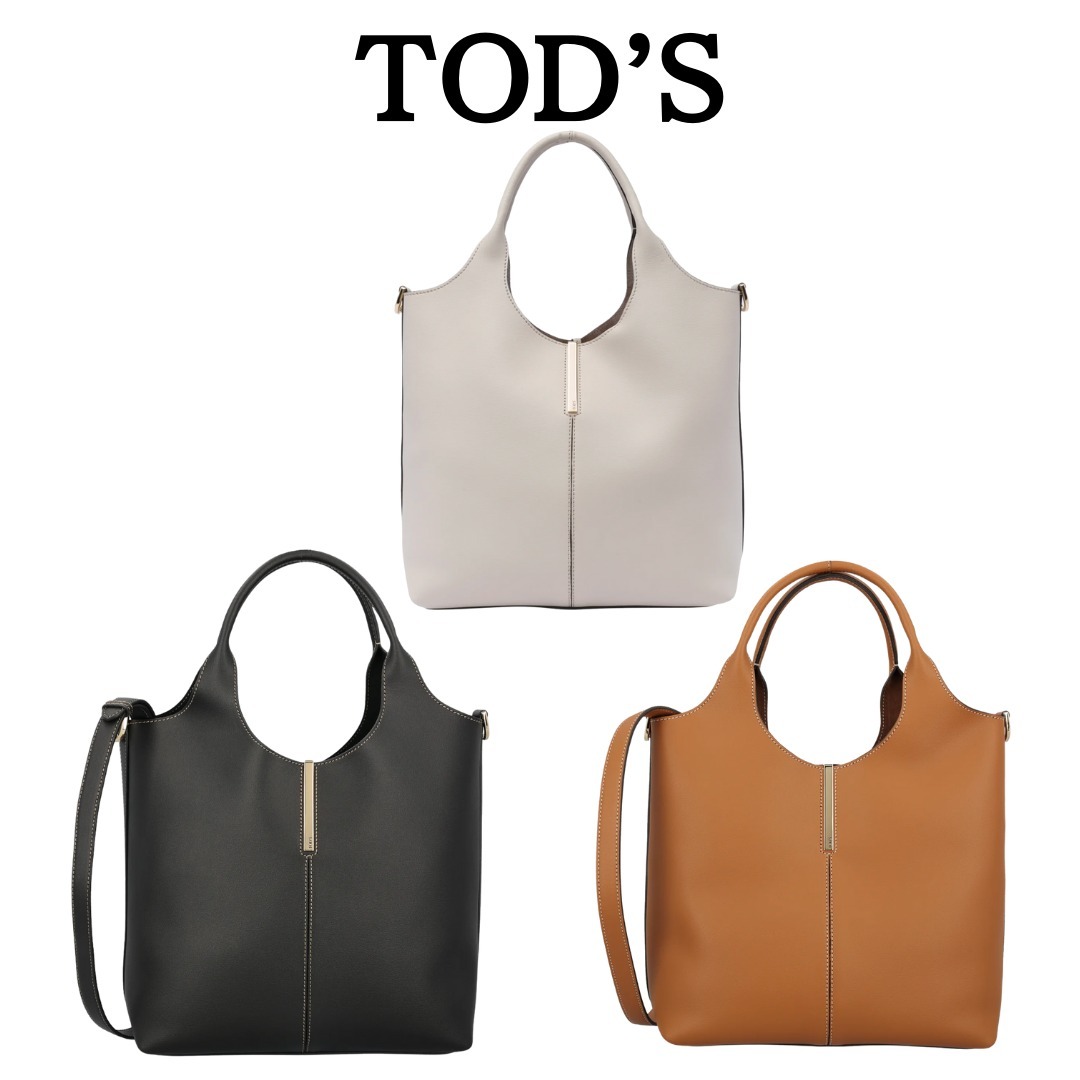 TOD'S ：ロゴが刻印されたスモール ショッパーバッグ