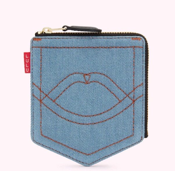 LULU GUINNESS デニムジョジョウォレット