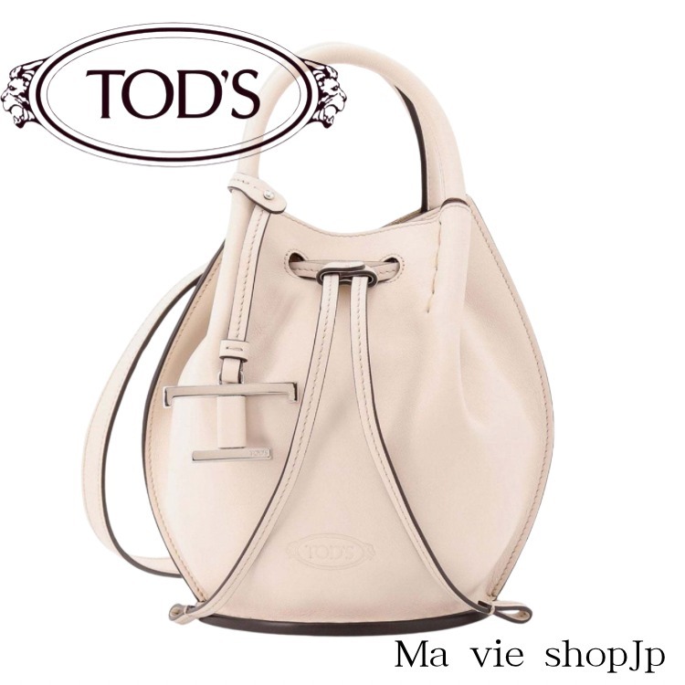 エレガント【TOD’S】トッズ レザーバッケットバック