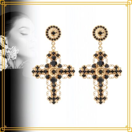 【Dolce&Gabbana】Cross ペンダントイヤリング Dolce&Gabbana】Cross ペンダントイヤリング