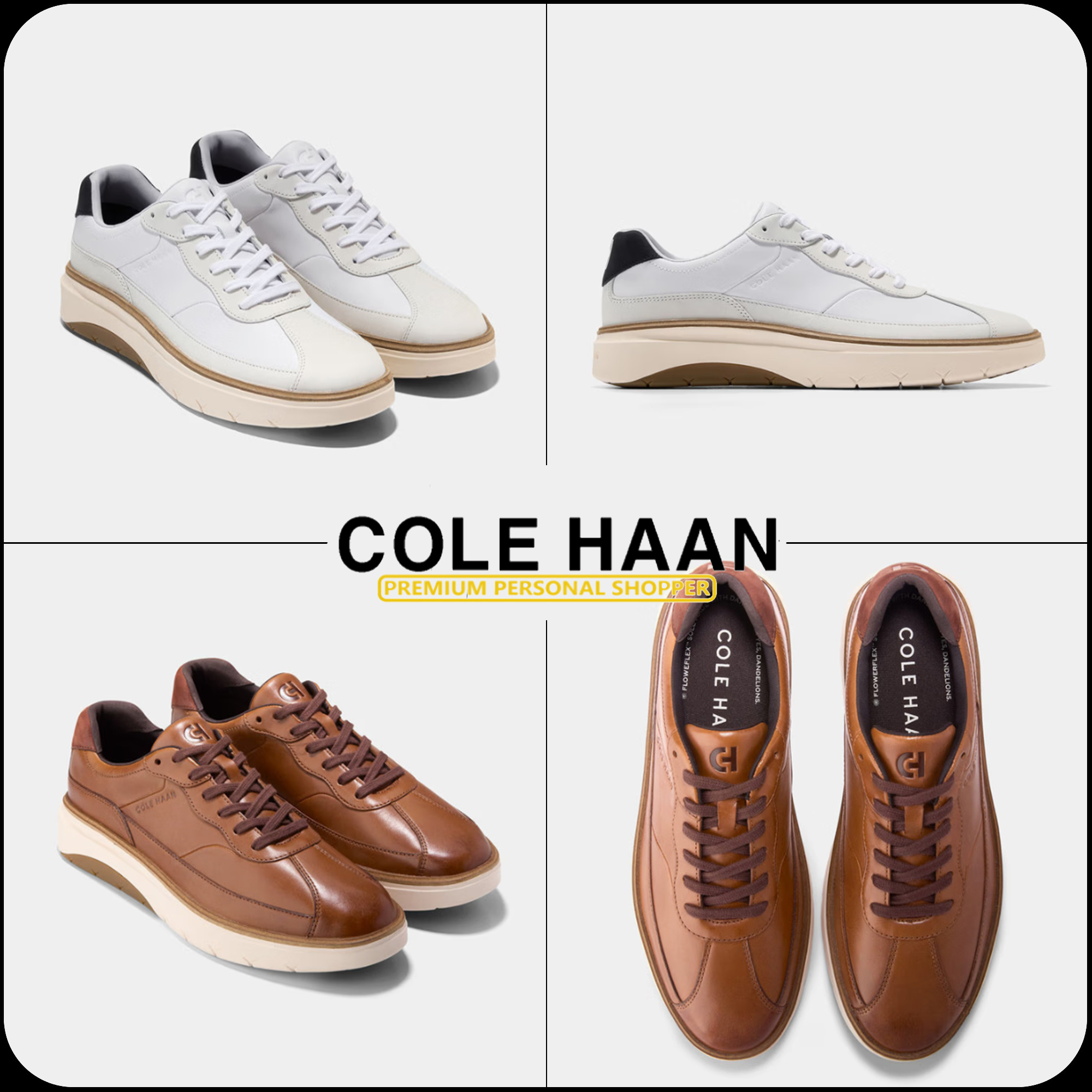 [COLE HAAN]★25SS★GRANDPRO FEATHERARC BIKE TOE SNEAKER
