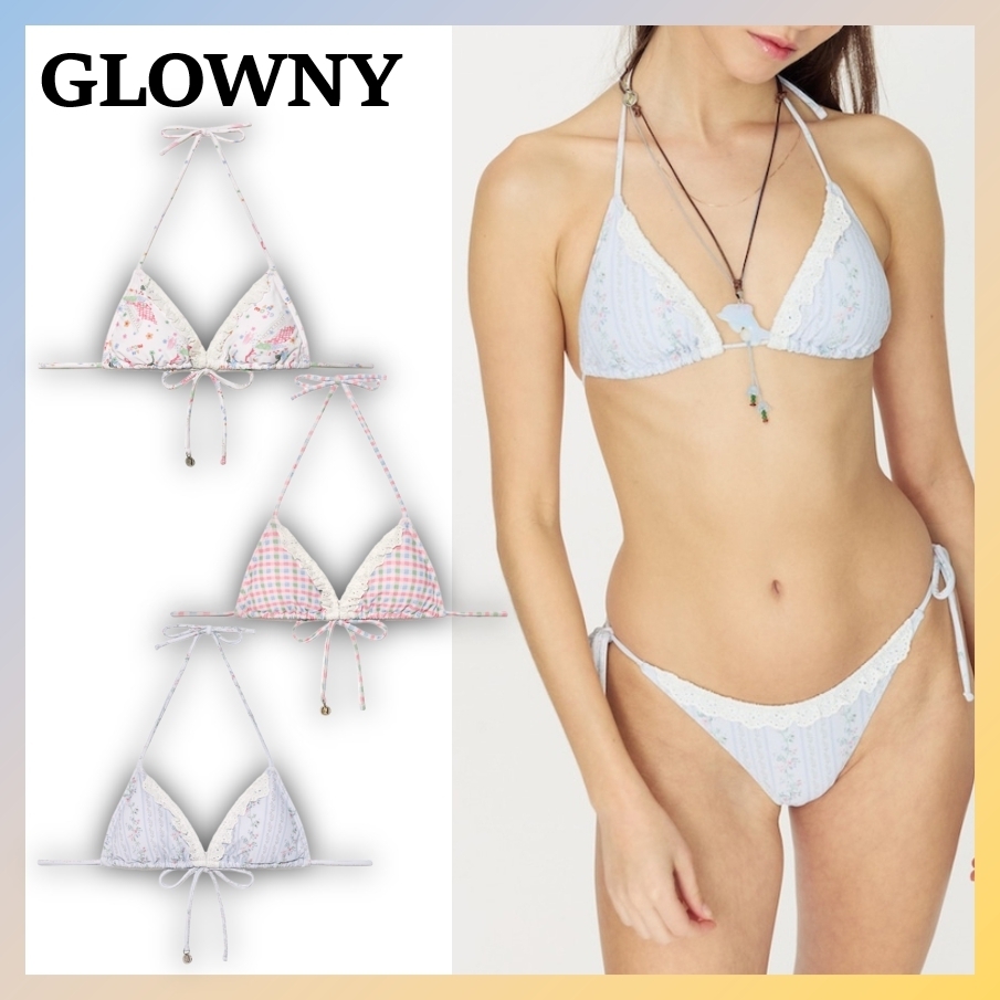 [GLOWNY] FRILL BIKINI TOP ★大人気★