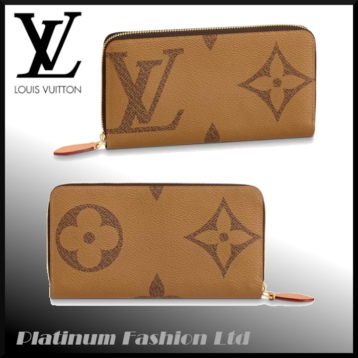 希少【LOUIS VUITTON】Zippy Wallet 長財布Monogram Giant Brown