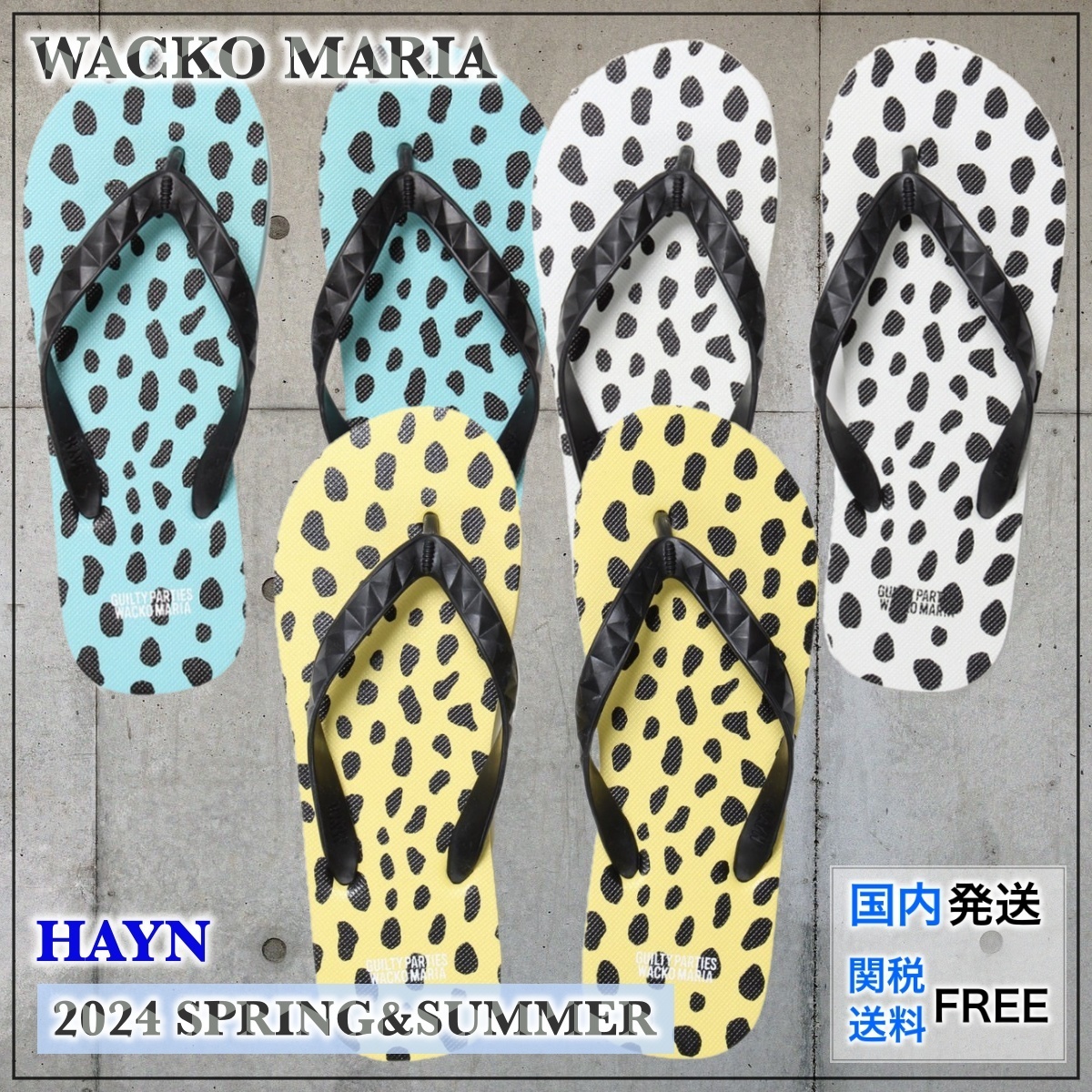 【国内買付】WACKOMARIA HAYN BEACH SANDALS ビーチサンダル