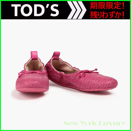 残りわずか【TOD'S】ロゴ パターン バレエ フラットシューズ TO9648BW000899_19_l.jpg