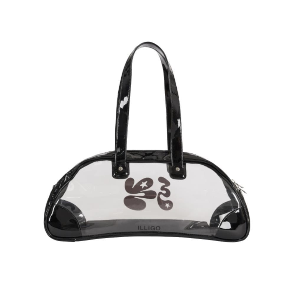 ●ILLIGO● IG Color Block Beach Shoulder Bag Black 25SMBAG09