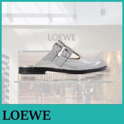 LOEWE★カンポメタリックレザーメアリージェーンミュール LOEWE☆カンポメタリックレザーメアリージェーンミュール (LOEWE