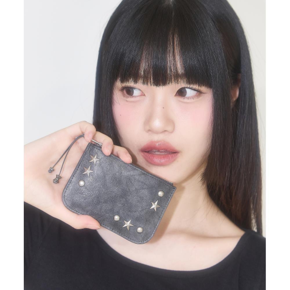 ●ILLIGO● Western Card Wallet Charcoal 24AWACC06CH