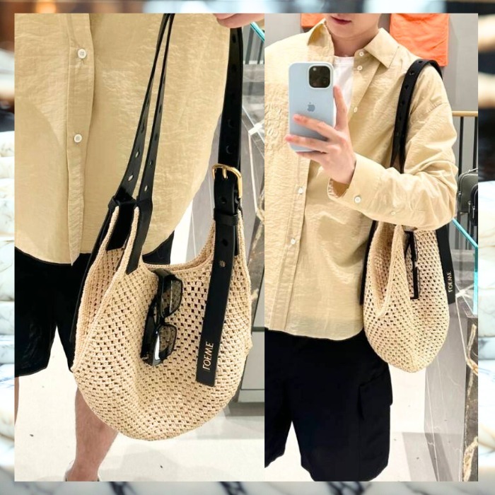 《日常の贅沢》【LOEWE】パンチホールスモールホーボーバッグ