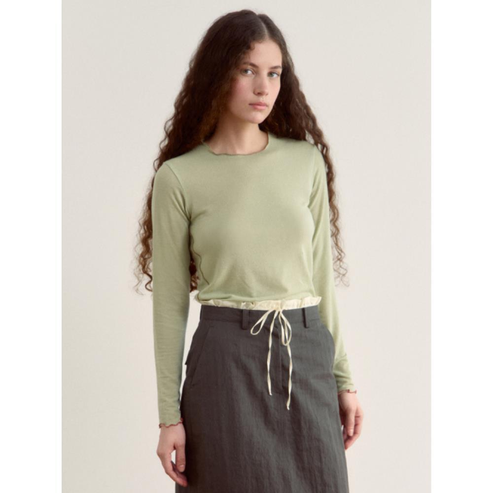 ●Sienne● Relaxed Tencel Top Mint S5STS08MT