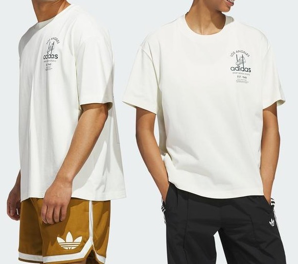 【adidas】 アディダス M ASD FASTBRK TEE IVORY 国内発送