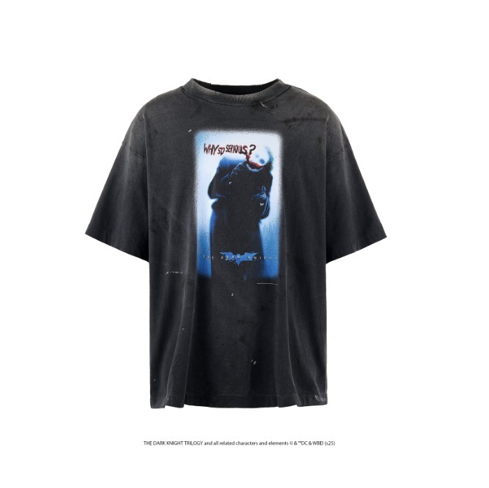 【Saint Mxxxxxx】BTM_SS TEE/LIP/BLACK 要在庫確認 男女兼用