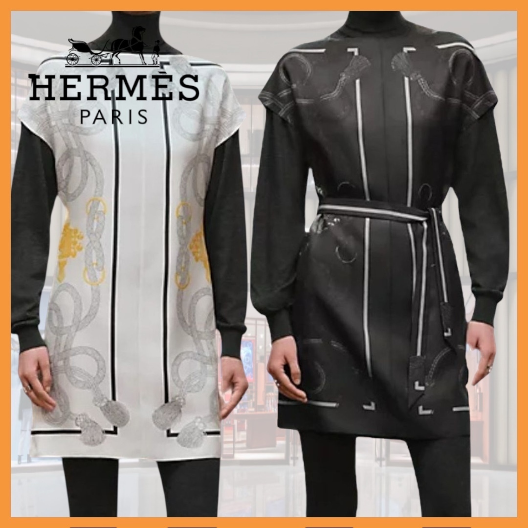【一枚で主役級★】HERMES ワンピース