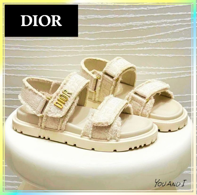 《軽やかな夏の一歩を》【DIOR】Dioract サンダル