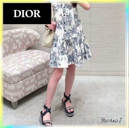 ウエッジ Dior(ディオール) サンダル・ミュール(レディース