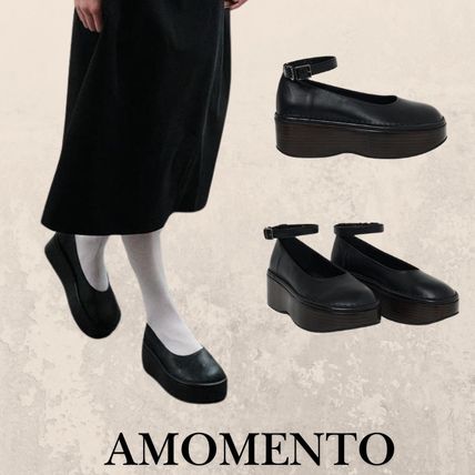 ☆韓国人気☆プラットフォームサンダル/AMOMENTO☆ 韓国 AMOMENTO(アモーメント) サンダル・ミュール(レディース