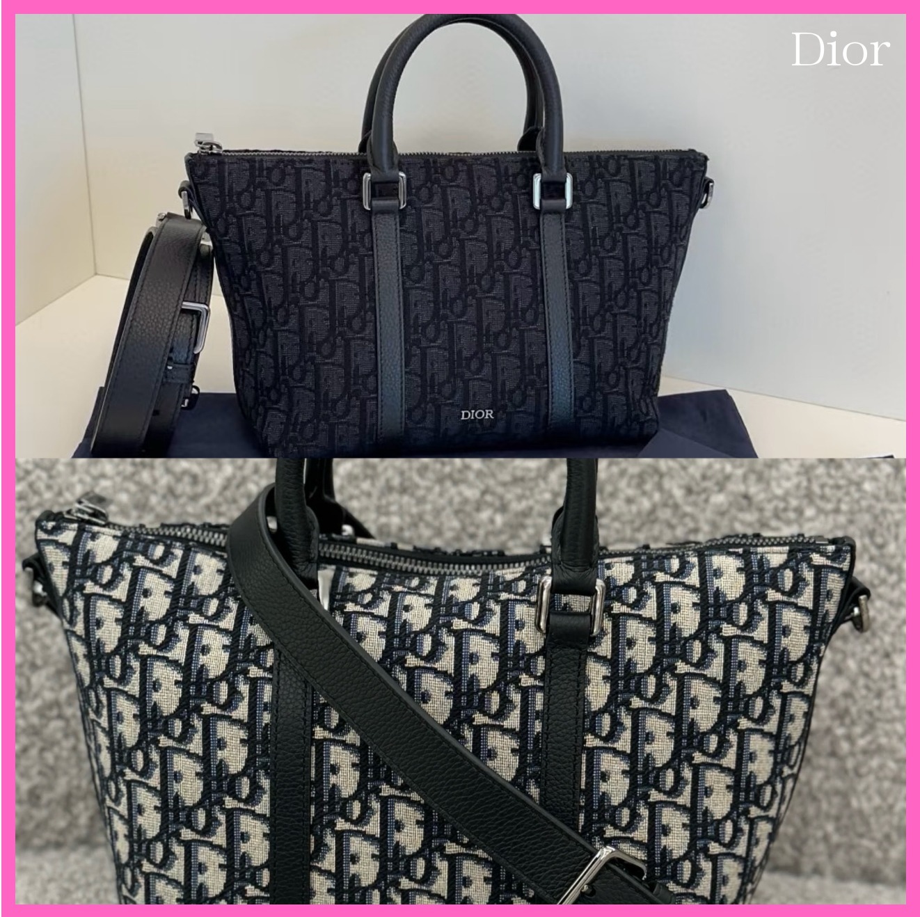 【即完売】Dior メンズ バッグ Weekender 25