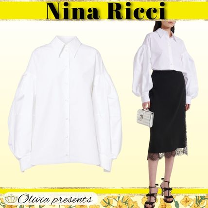 NINA RICCI ニナリッチ ブラウス シャツワンピース シャツ