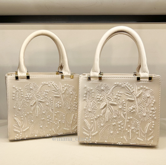 国内発送★ZARA★サテン風フェイクパールバッグ