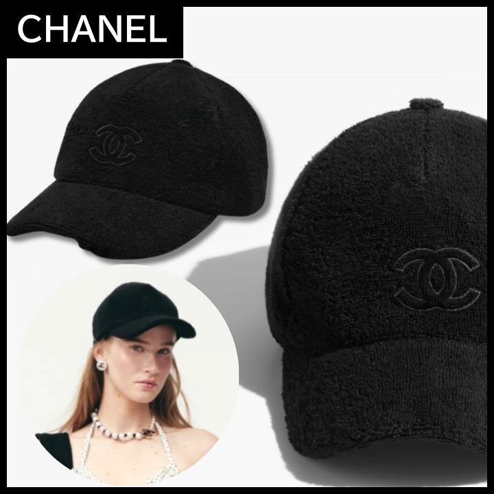 【CHANEL】パイル地キャップ