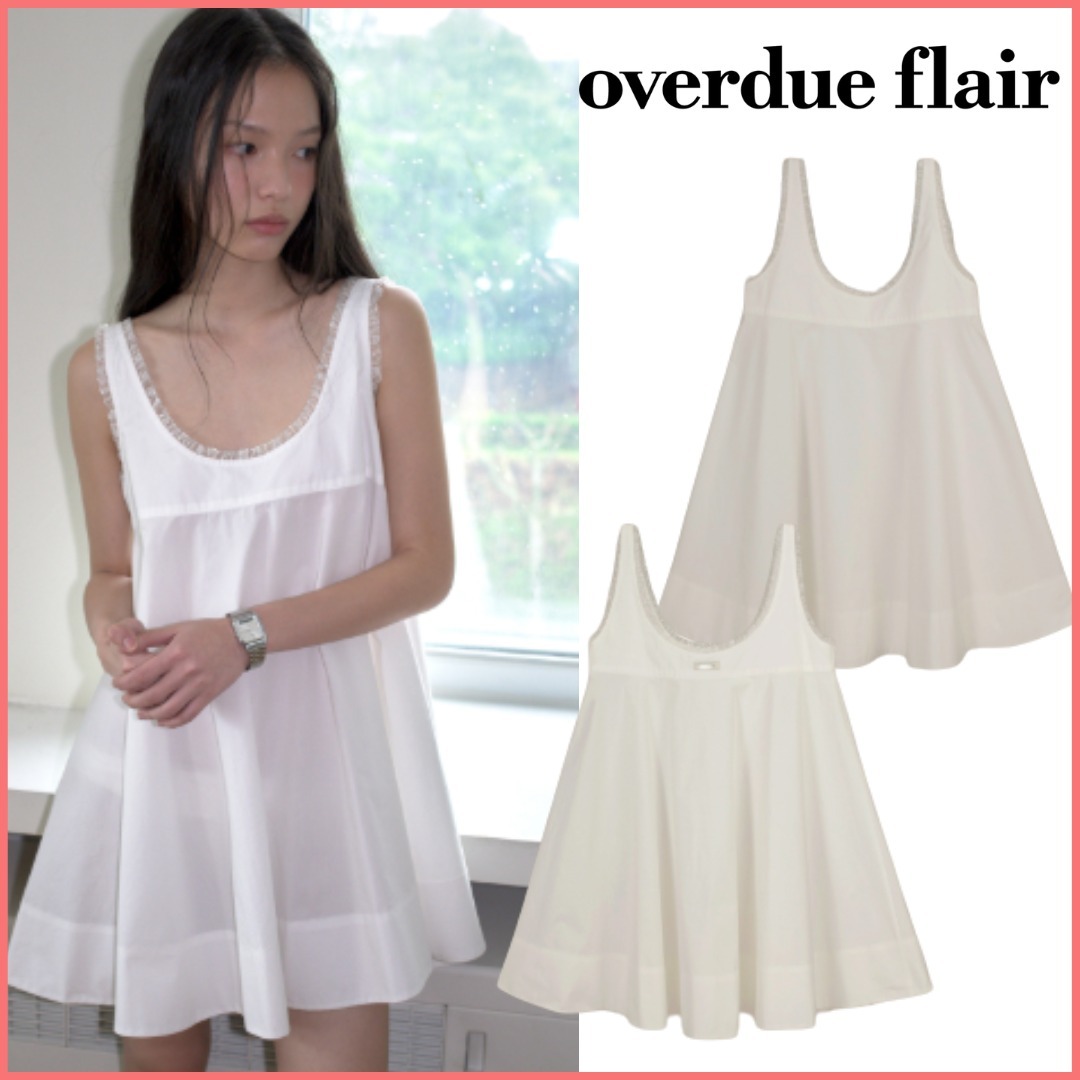 ワンピース overdue flair 25ss BABYDOLL MINI DRESS