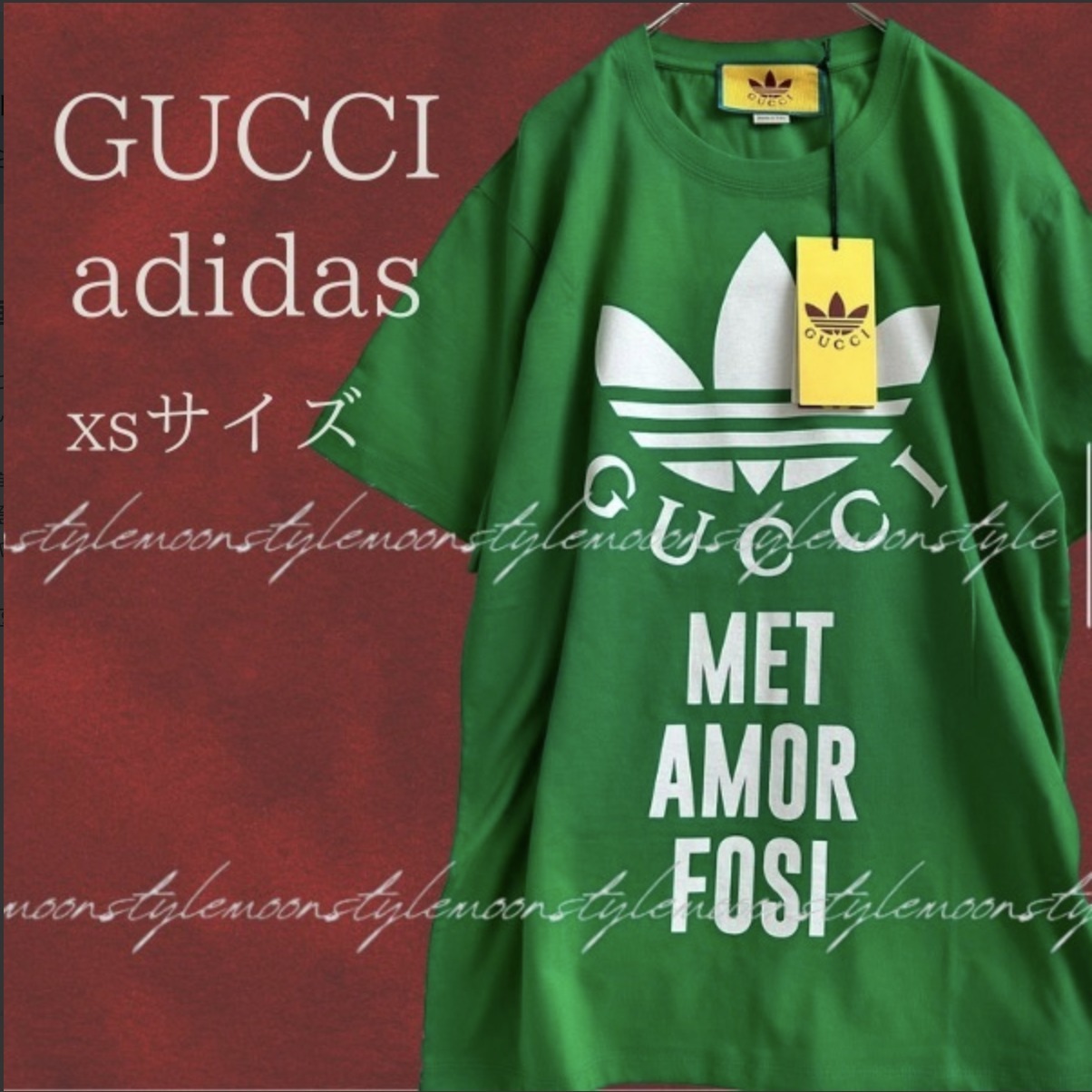 GUCCI×ADIDAS 絶対欲しい☆コラボ Tシャツ グッチ×アディダス