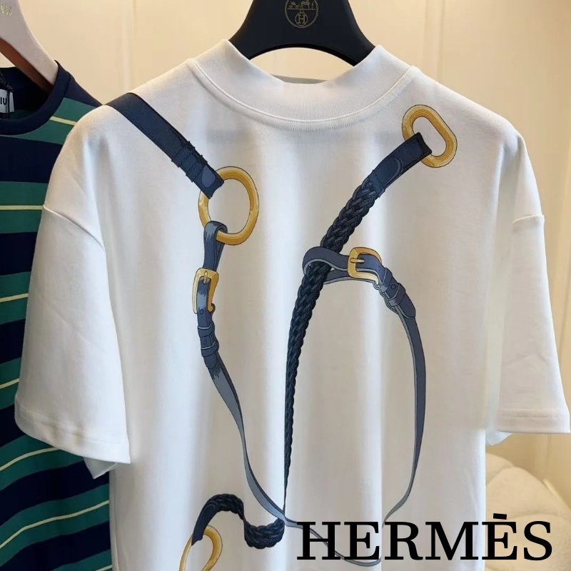 HERMES プラス・コーチング・リミックス・パノー Tシャツ