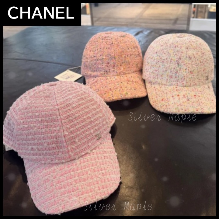 【CHANEL】ツイードキャップ