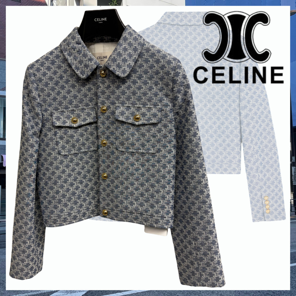 【清楚＆綺麗め♪】CELINE モノグラム トラッカージャケット