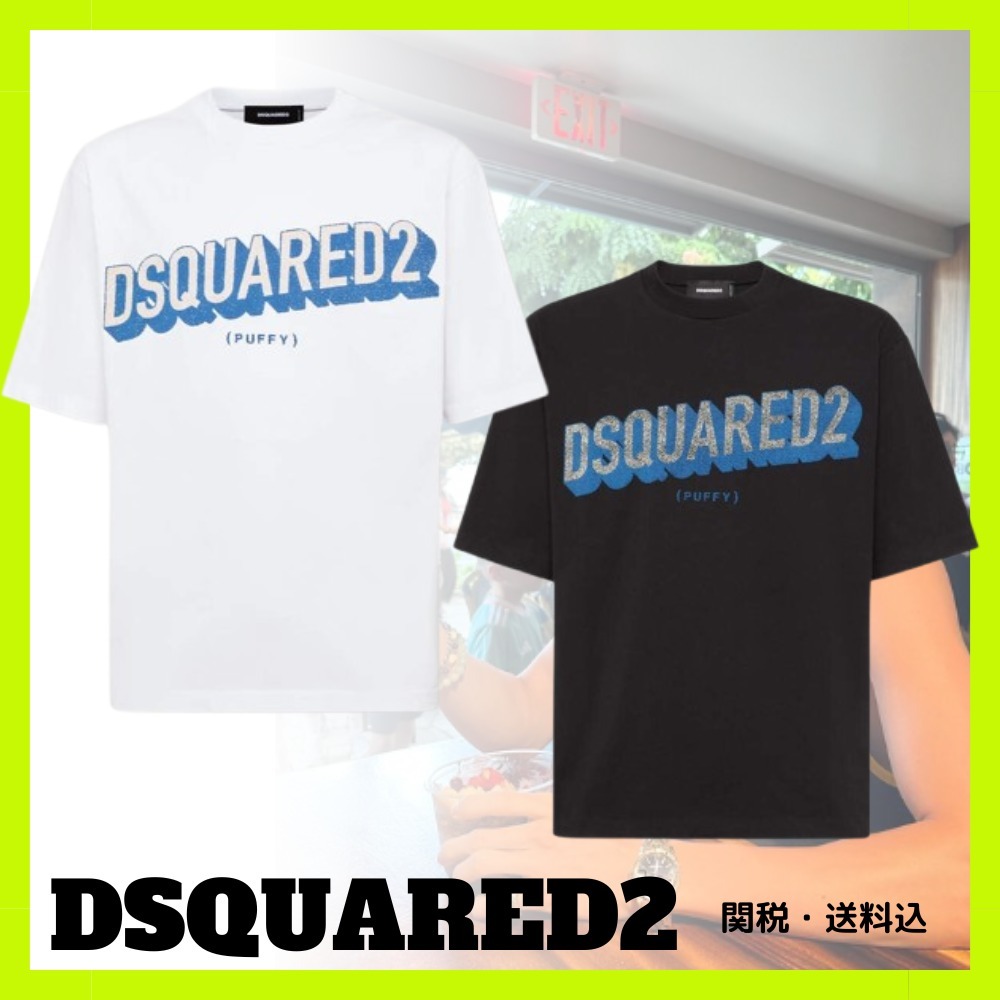 新作☆【DSQUARED】ルーズフィット 3DロゴTシャツ
