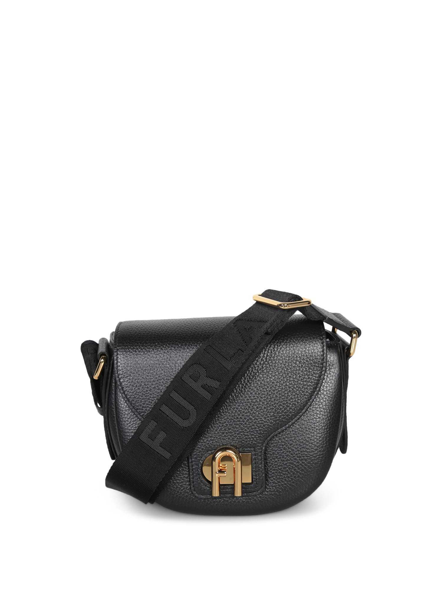 【送料&関税込】Furla Lotus Mini Cbody Black Bag