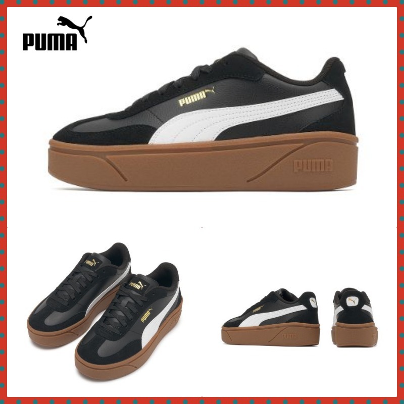 スニーカー PUMA Puma Club II Era Platform Womens Black White 40231316