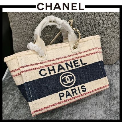 シャネル ドーヴィル トートバッグ ホワイト (CHANEL/トート