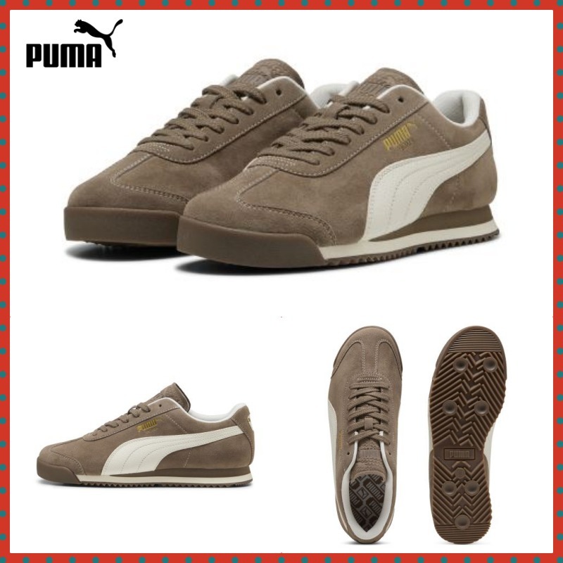 スニーカー PUMA Roman Suede Taupe Warm White 39863507