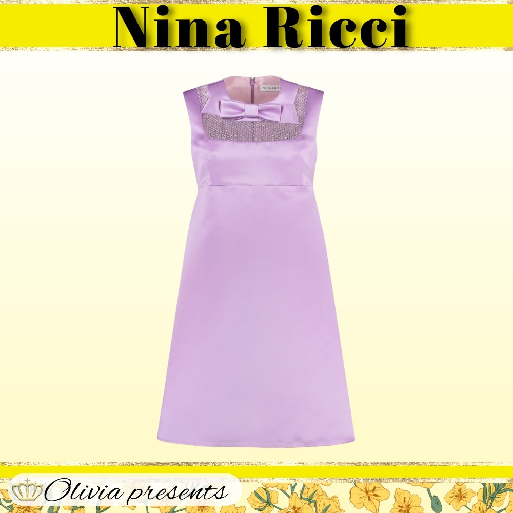 Nina Ricci>>ボウ アクセント ドレス