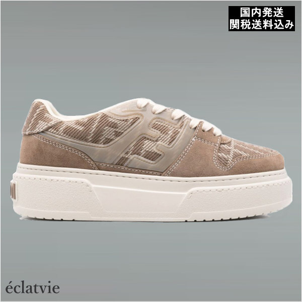 【関税込・国内発送】FENDI FENDI MATCH SNEAKERS BROWN