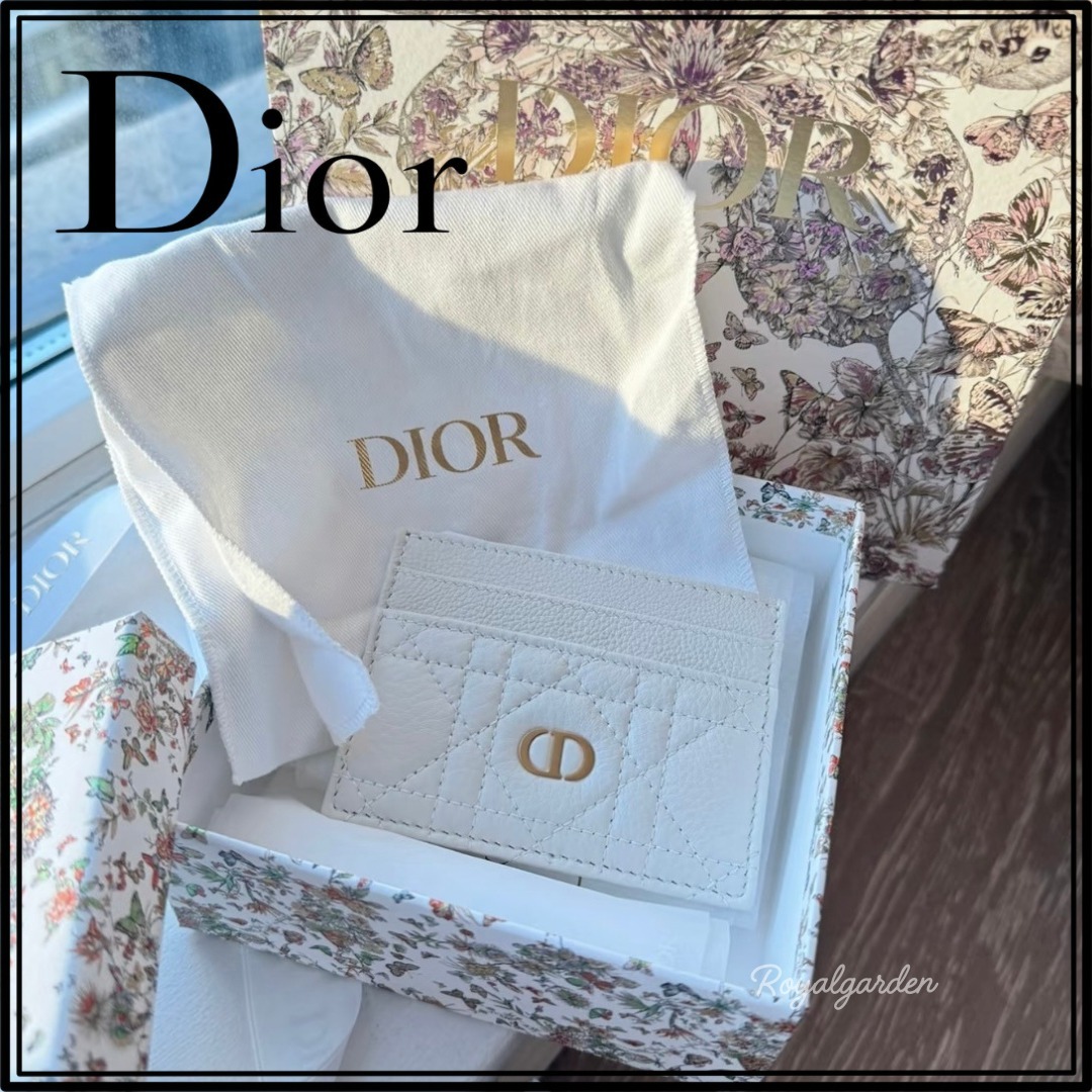 【すぐ届く】Dior ディオール Caro Freesia カードホルダー