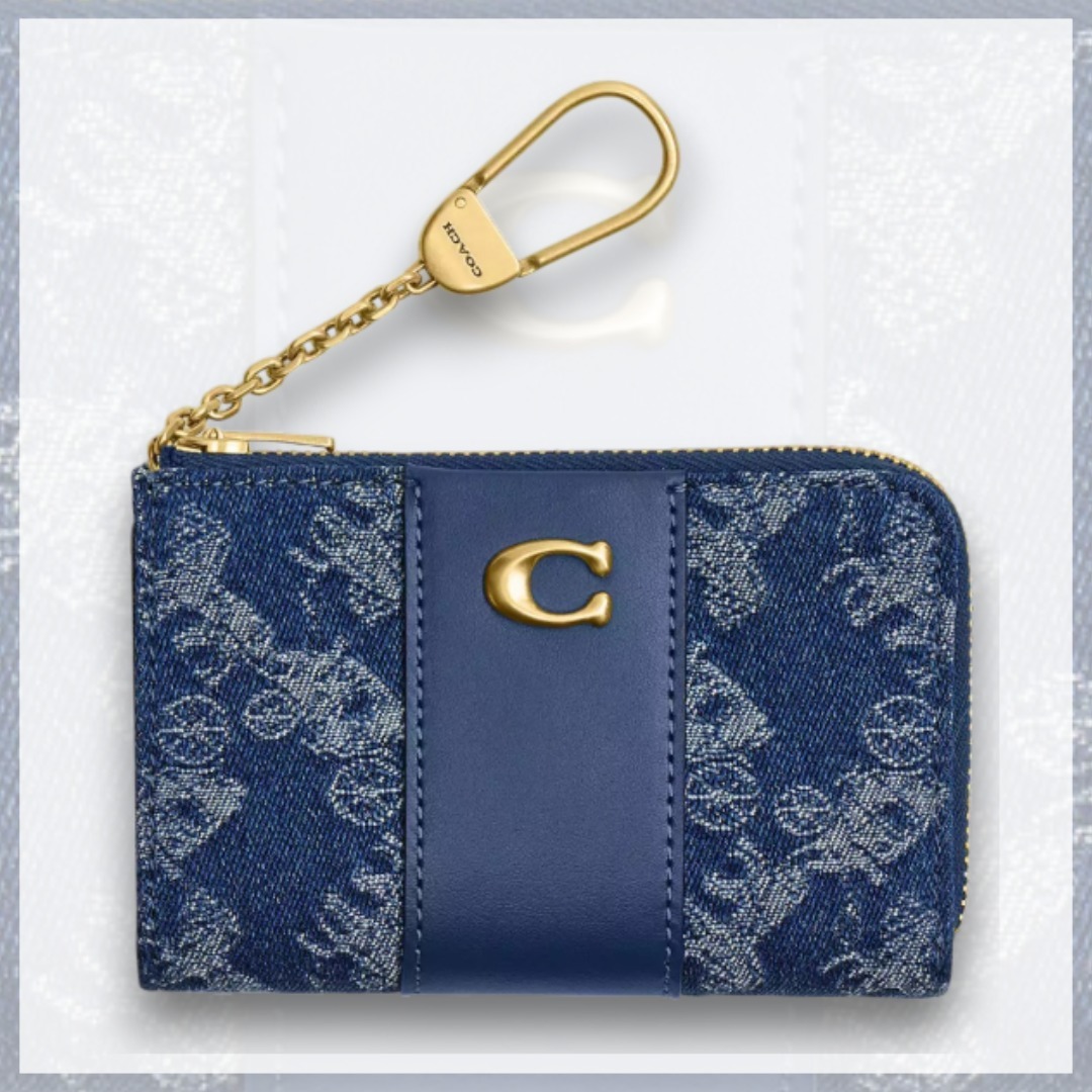 国内即納/関税なし/COACH エッセンシャル Lジップ キーケース