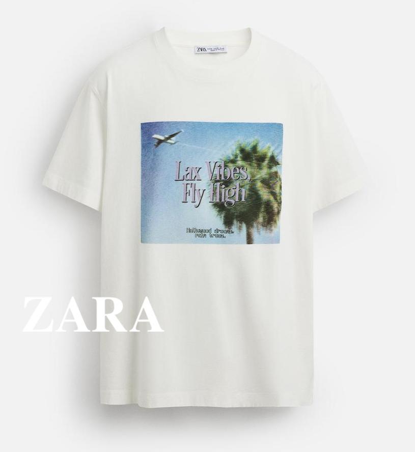 ★ドイツ発*ZARA*新作*フォトグラフィックプリントTシャツ/WS★