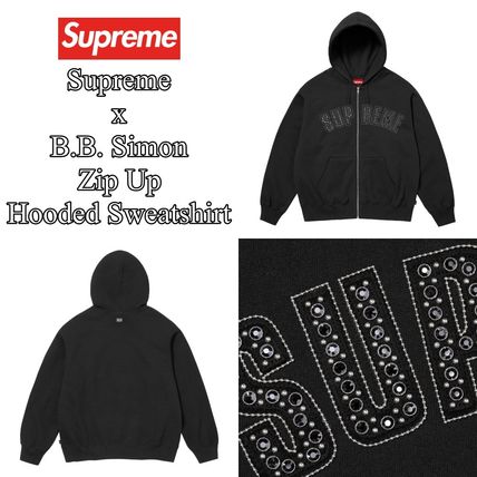★Supreme★送関込★超厳選★煌びやかなラインストーンパーカー org.jpg