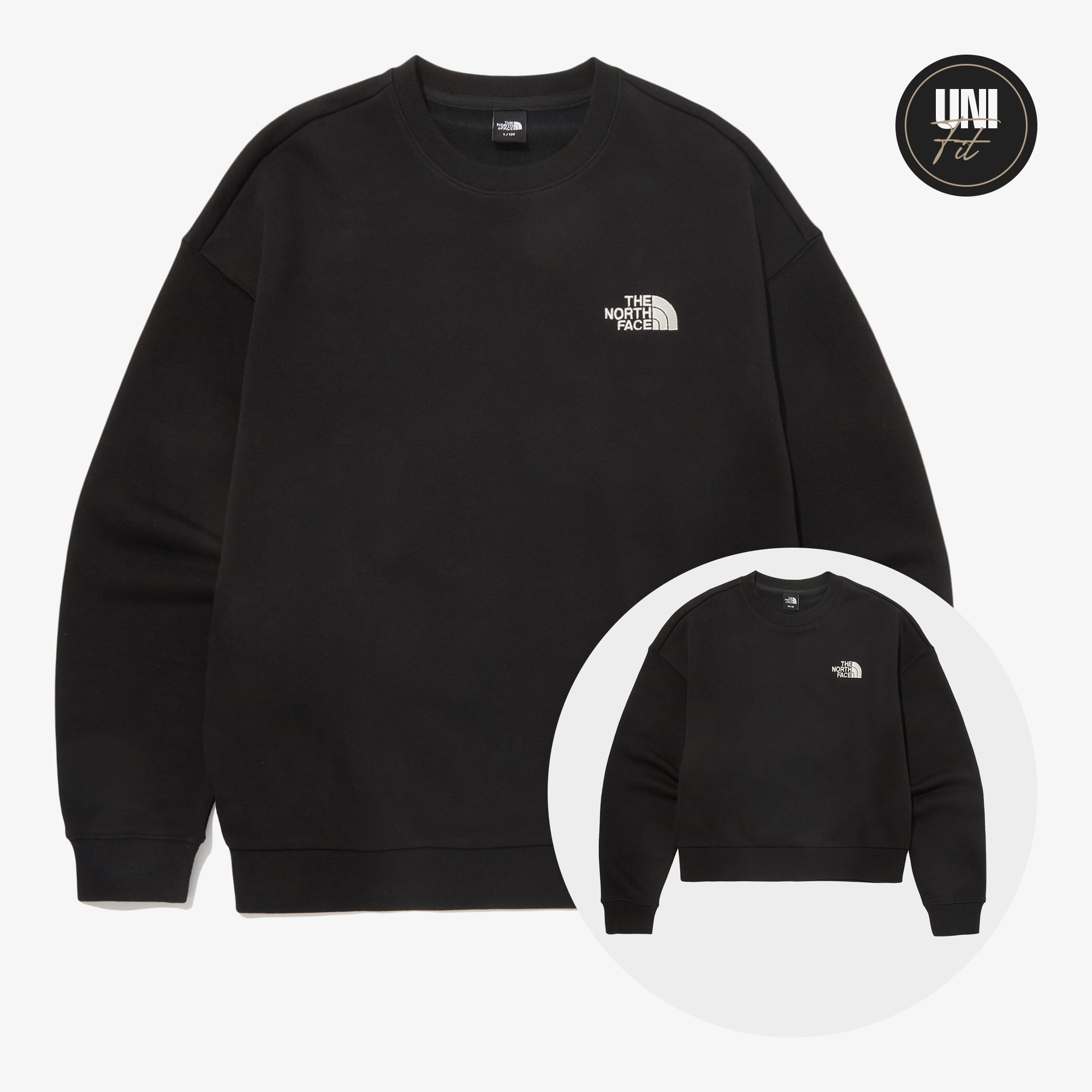 【THE NORTH FACE】KINETIC FLEECE SWEATSHIRTS BLACK