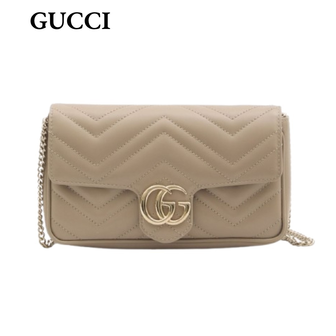 【VIP価格】GUCCI ミニ GGマーモントレザーバッグ