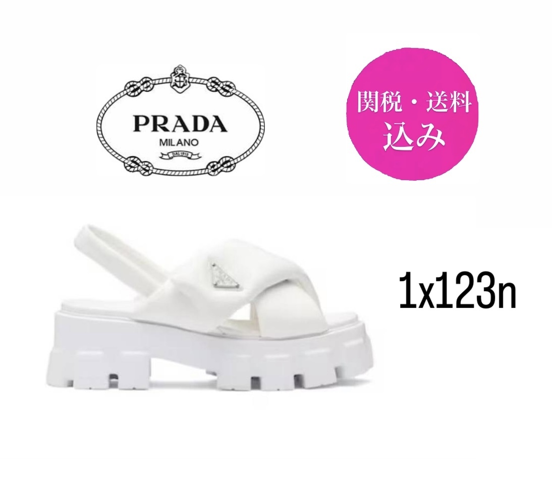 お値打ち価格／プラダ／PRADA／1x123n／サンダル