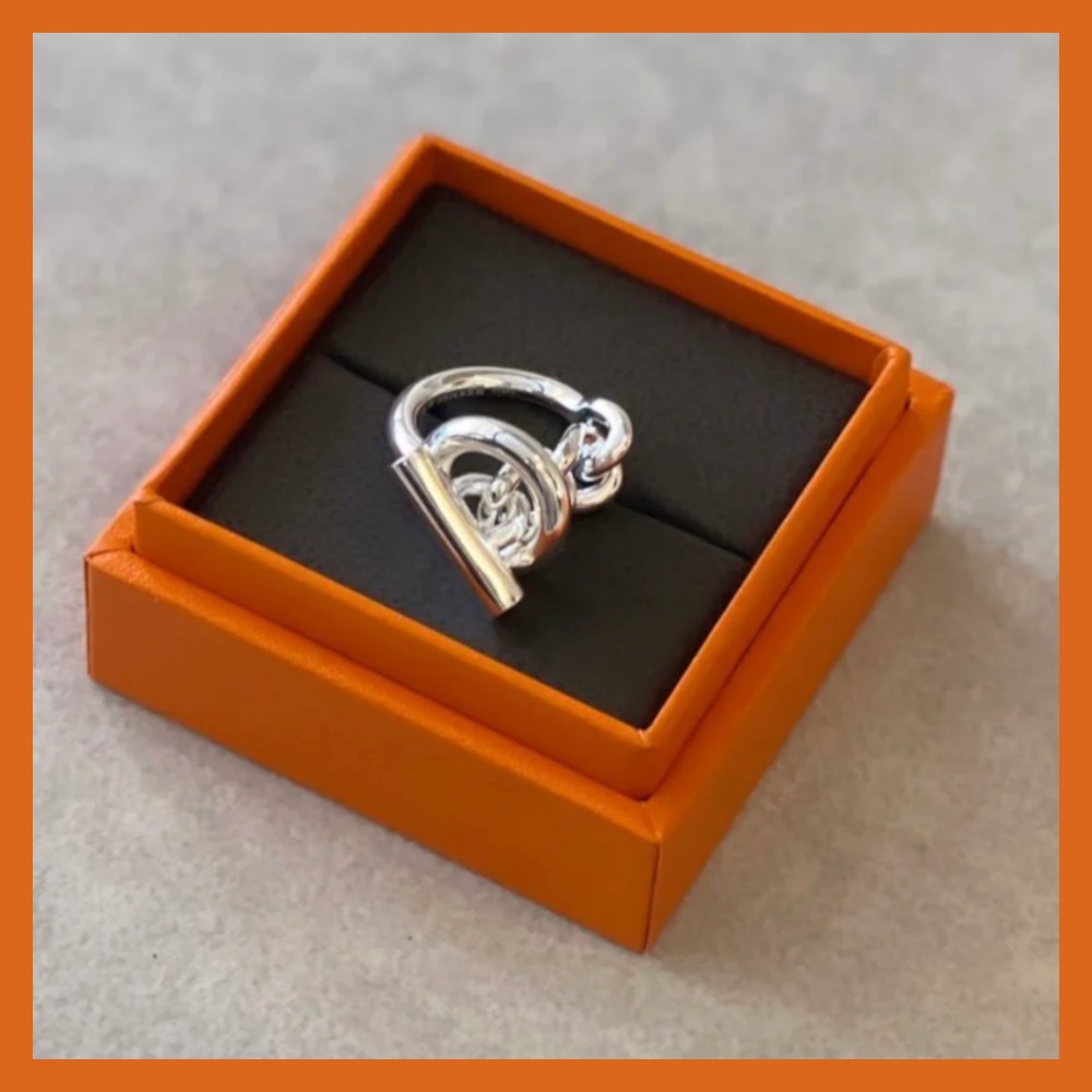 エレガント♪ HERMES Croisette ring クロワゼットリング GM