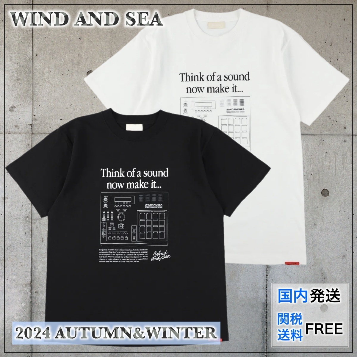 【国内買付】WIND AND SEA GRAPHIC TEE ウィンダンシー Tシャツ