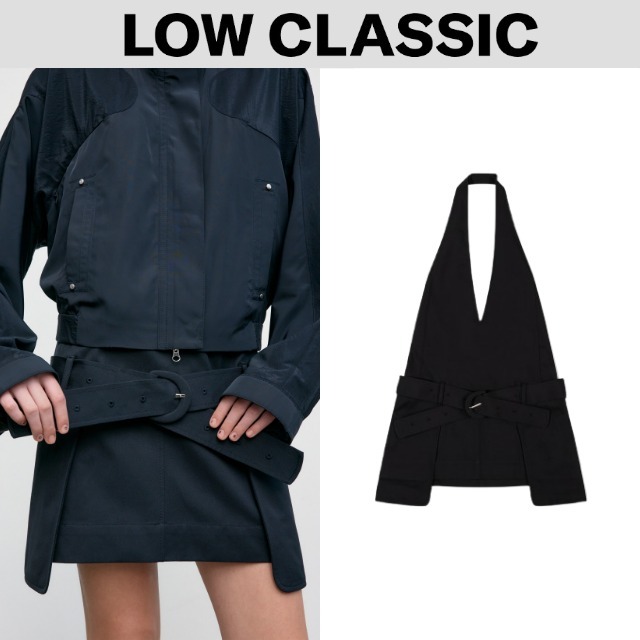 【Low Classic】 HALTER MINI DRESS