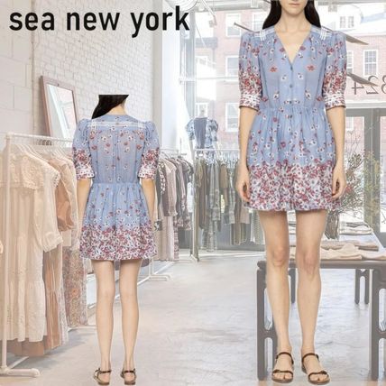 パフスリーブ Sea NEW YORK(シーニューヨーク) ワンピース
