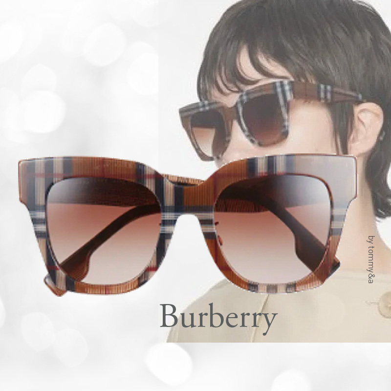 クール★Burberry Kitty 51mm グラデーションスクエアサングラス