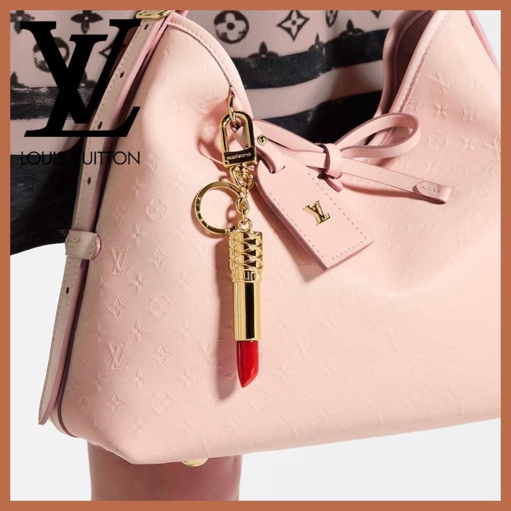 【バッグを華やかに！】バッグチャーム・LV リップスティック