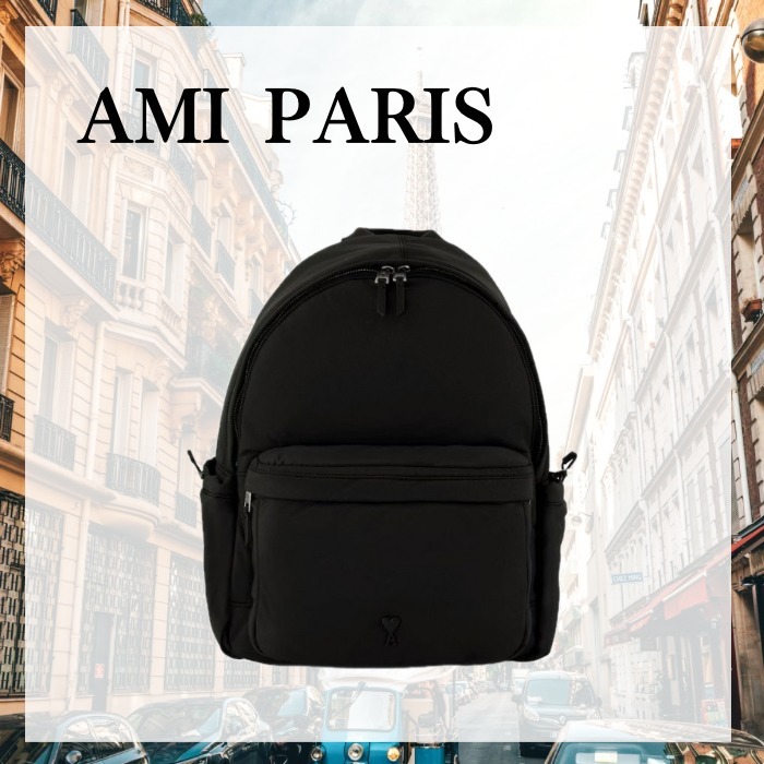 バックパック・リュック Ami De Coeur Backpack - AMI Paris - Synthetic -